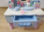 Preview: 360Home Blaue Krone Kinderschminktisch Kinderfrisiertisch blau